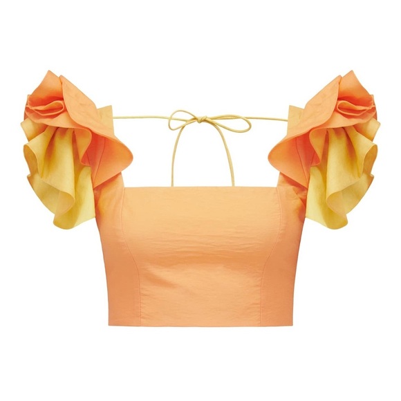 Ever New Orange and Cream Two-Piece Set - Picture 2 of 11